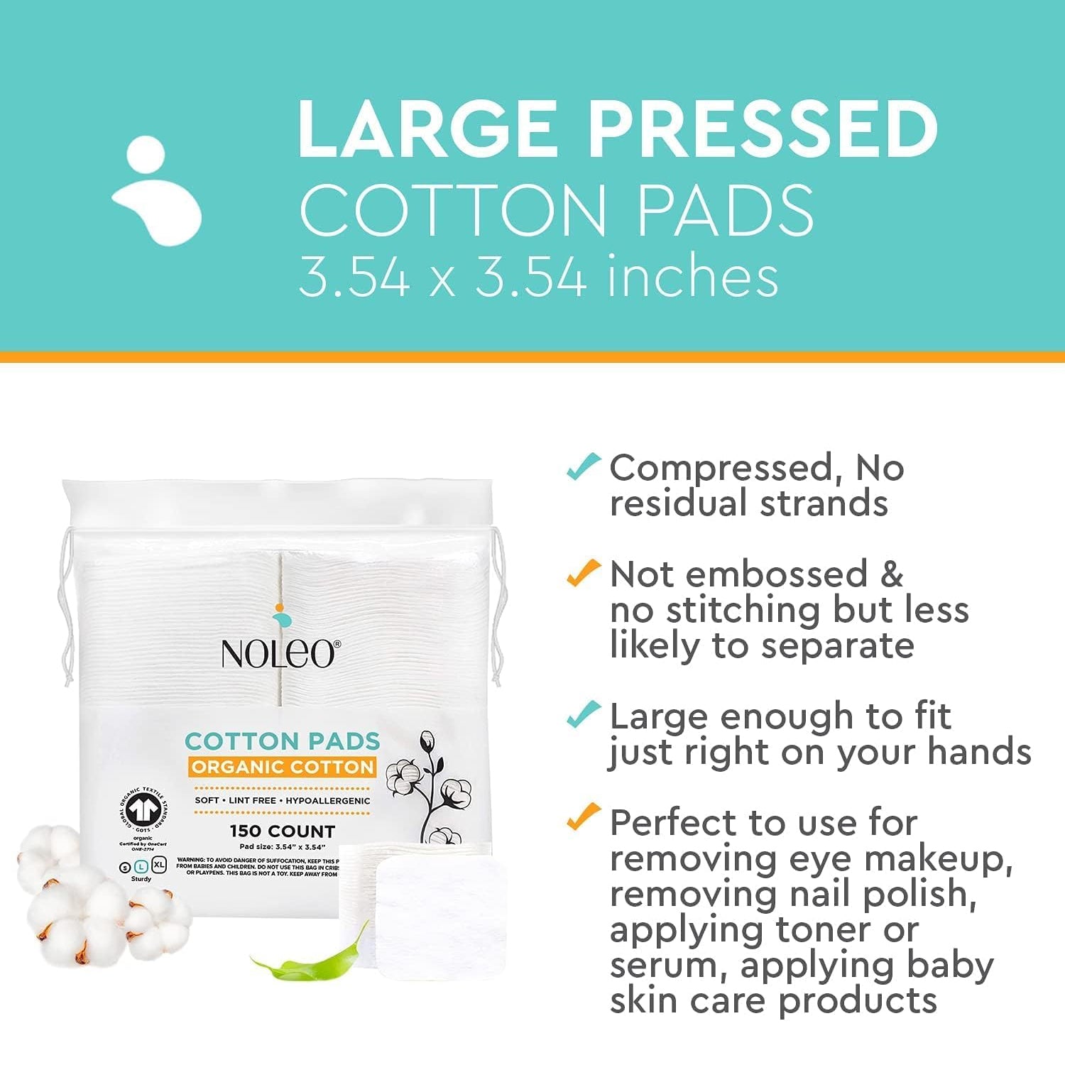 Organic Cotton Rounds & Pads